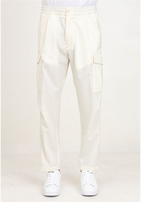 Pantalone casual panna da uomo modello cargo GOLDEN CRAFT | GP6700A028